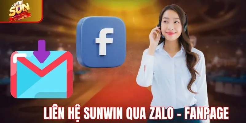 Liên hệ Sunwin qua zalo và fanpage